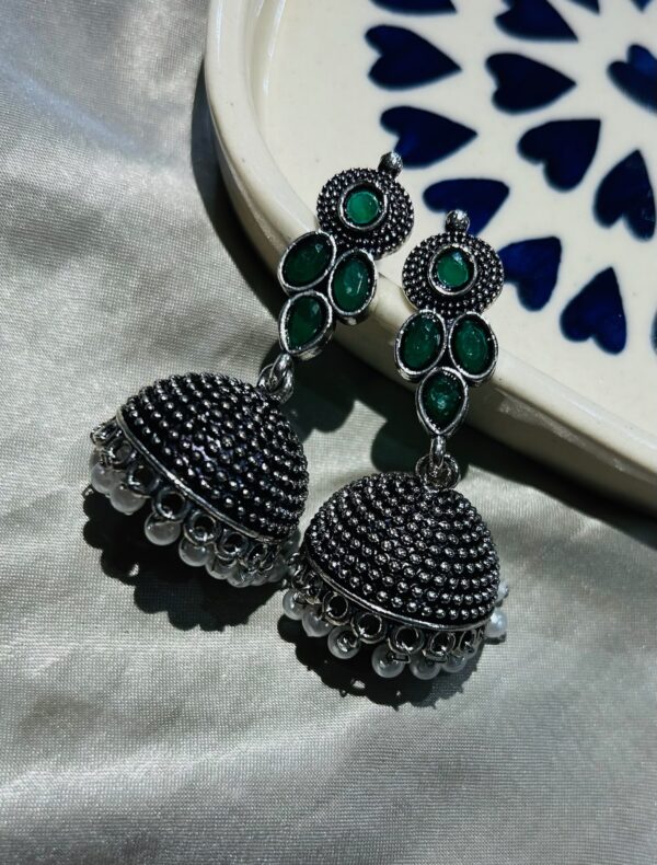 Green Envy Jhumka