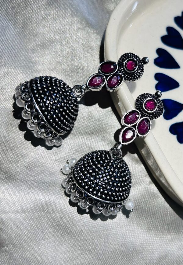 Magenta Dream Jhumka