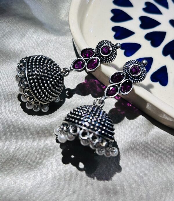 Amethyst Jhumka