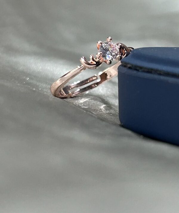 Elegant Embrace Rose Gold Ring